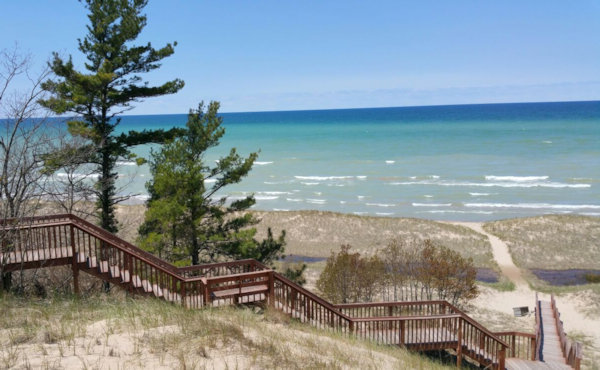 Photograph of Lake Michigan