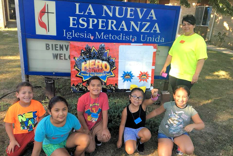 Children at VBS at La Nueva Esperanza