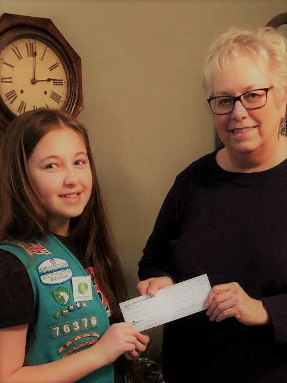 Brigthon UMW supports girl scout