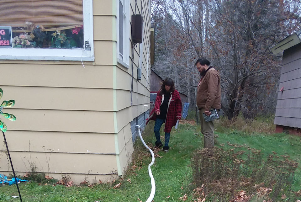 Flood damaged home in Keweenaw area