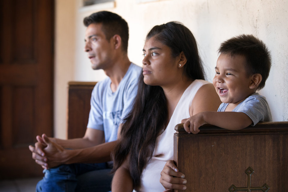 Mexican family who migrated to San Diego, CA