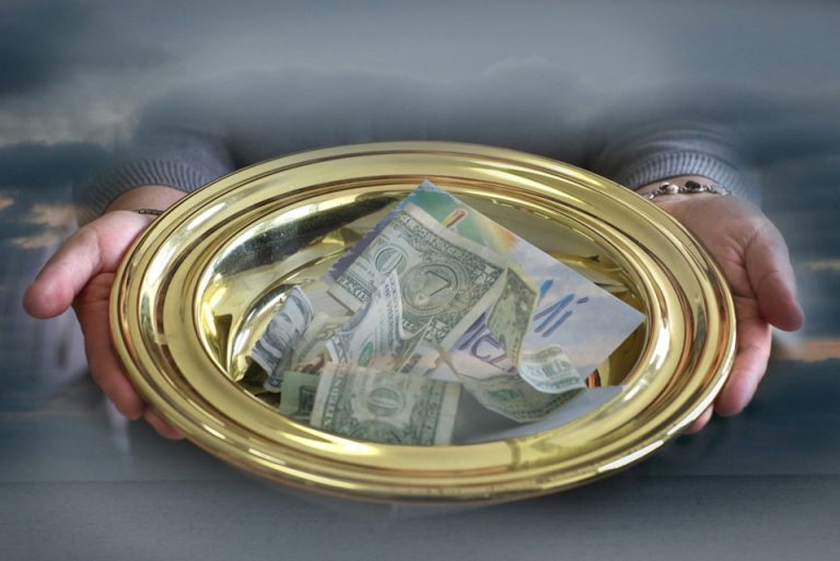 Offering plate