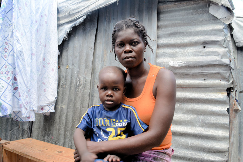 Mother and Child in Haiti