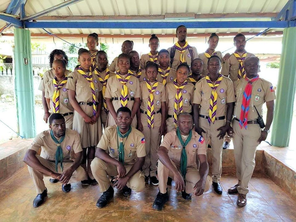 Scouts in Haiti
