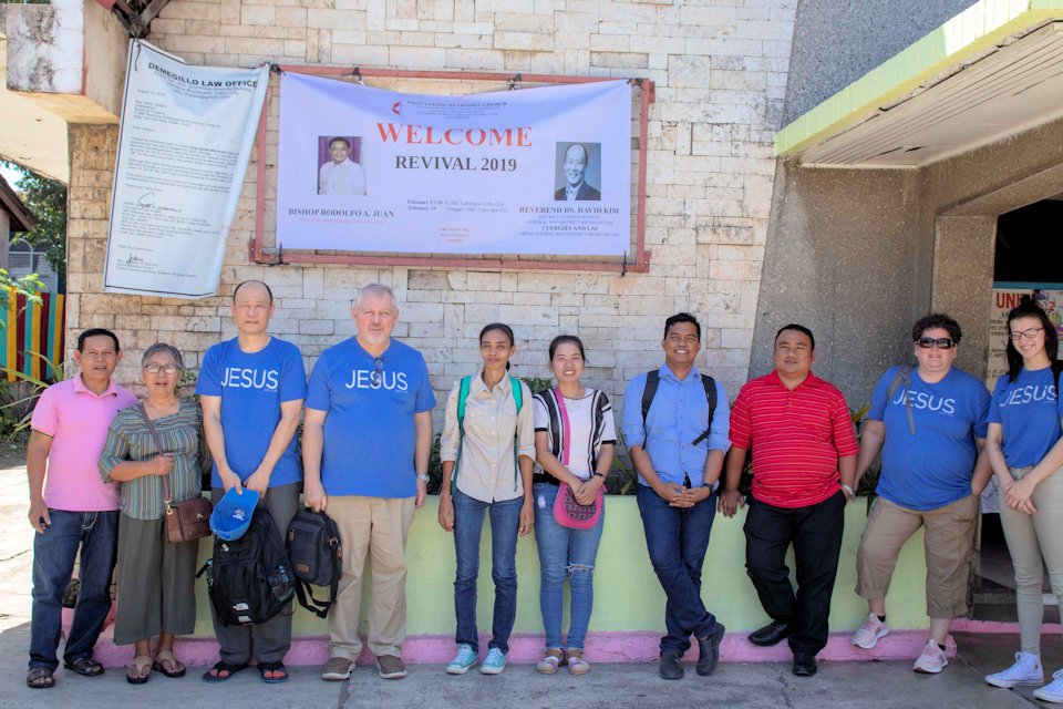 United Methodists from Michigan and the Philippines.