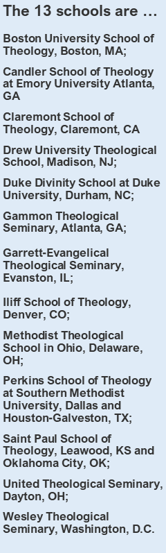 13 United Methodist Seminaries and locations