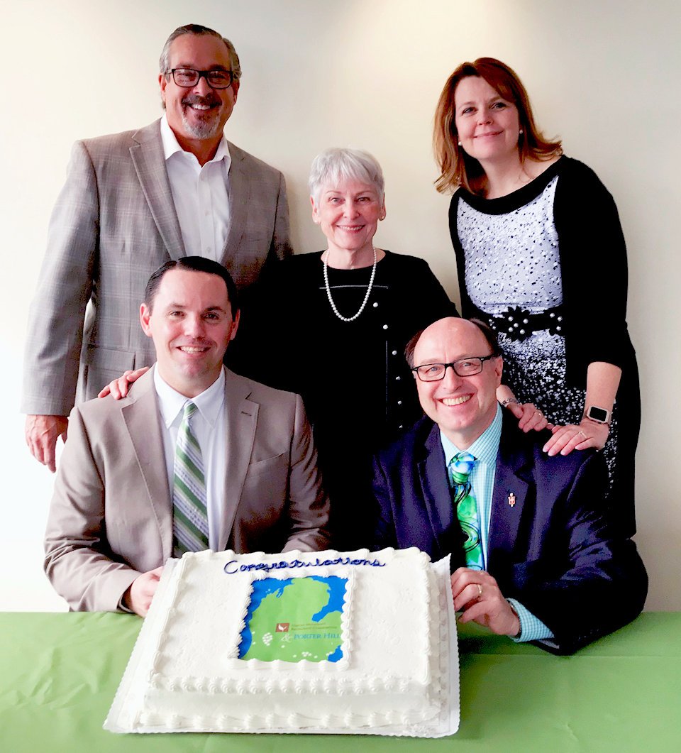 Bishop Bard celebrates the coming together of United Methodist Retirement Communities and Porter Hills