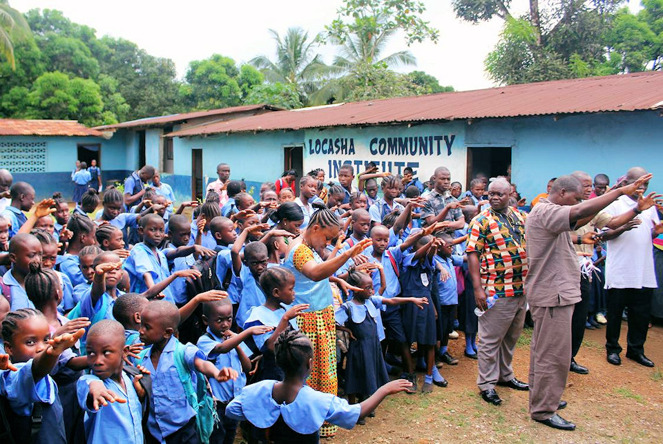 Crowd blesses new facility in Liberia