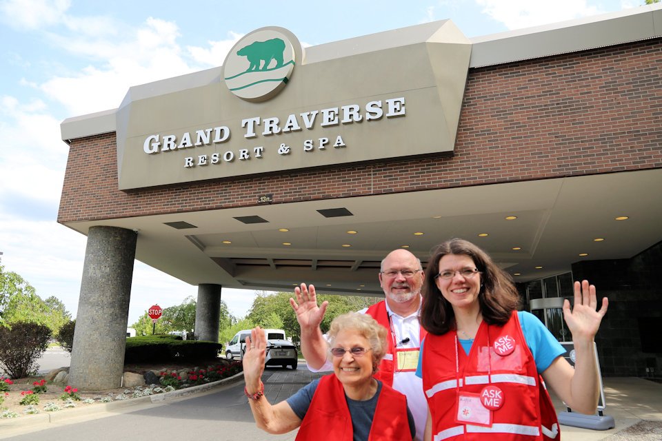 Greeters at Grand Traverse Resort for 2019 Michigan Conference