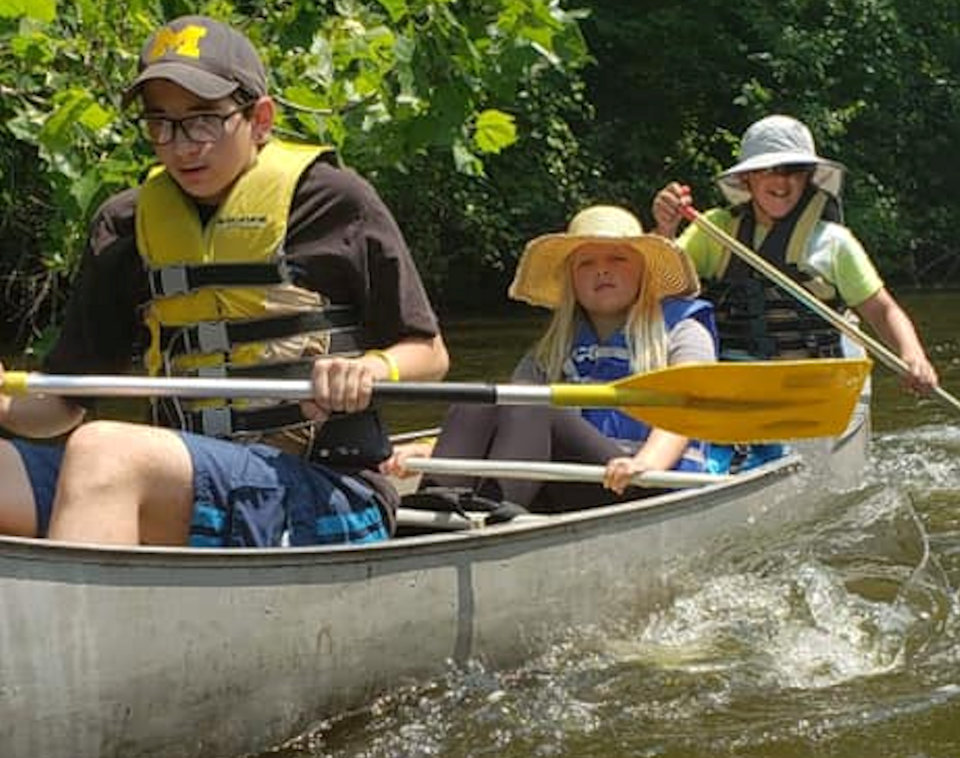 Canoeing at Wesley Woods Camp Site