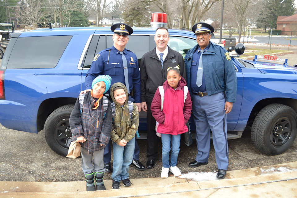 Chaplain Andrew Jackson participated in Shop with a Cop.