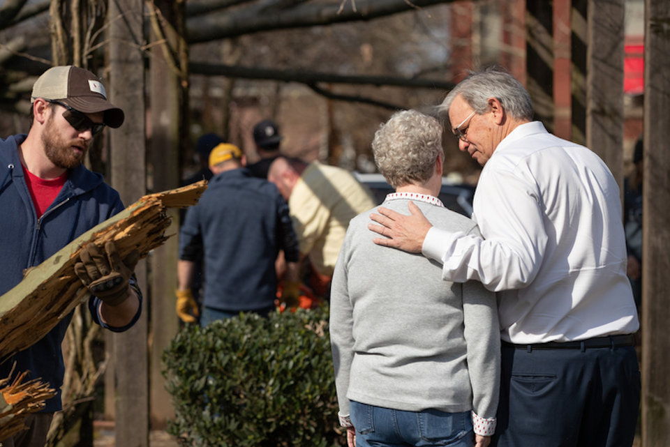 UMCOR on scene of Tennessee Tornado damage to church