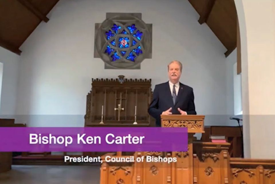 Bishop Kenneth Carter celebrates connection