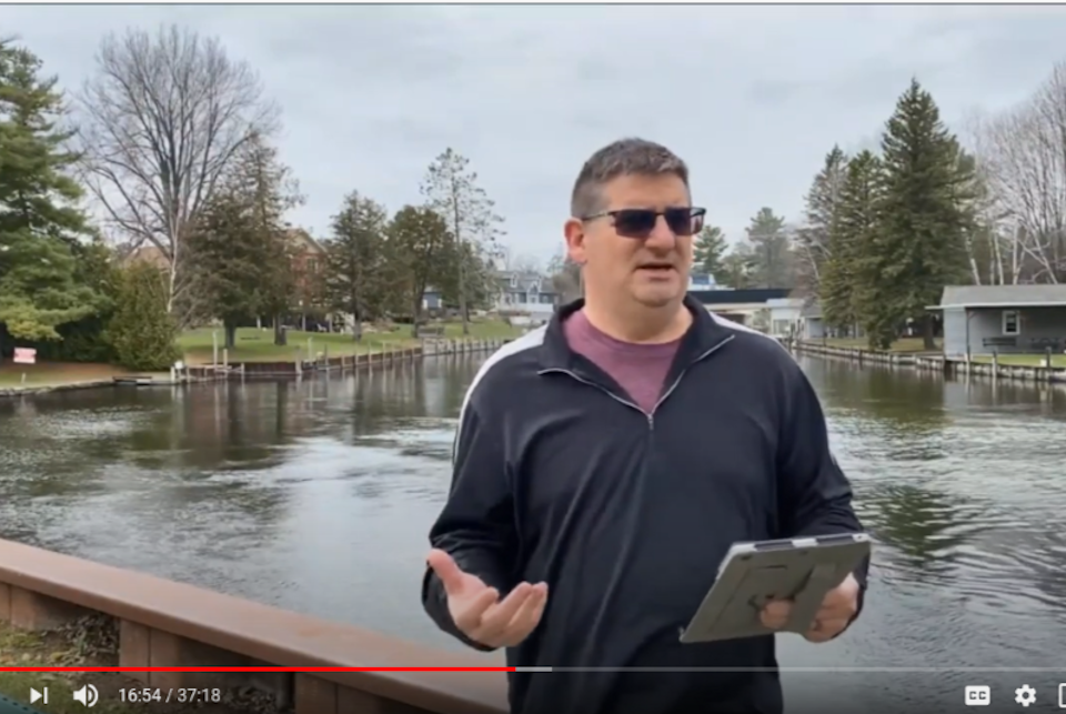 Pastor Todd goes online outdoors