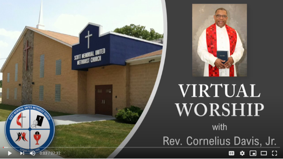 Scott Memorial worship bulletin