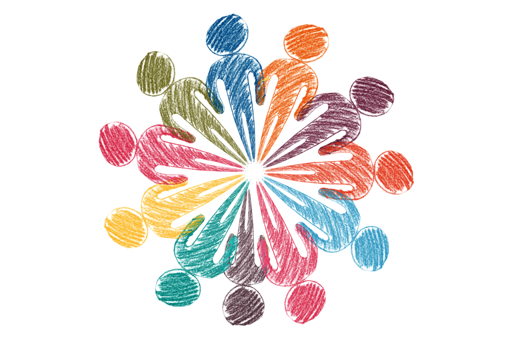 circle of people
