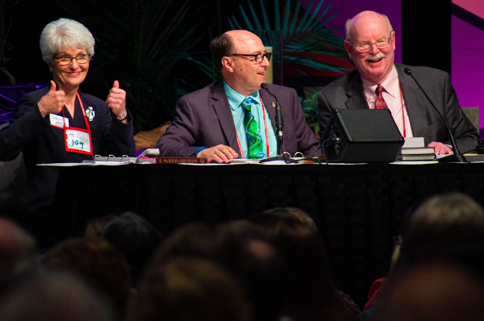 Joy Barrett, Bishop, and John Boley