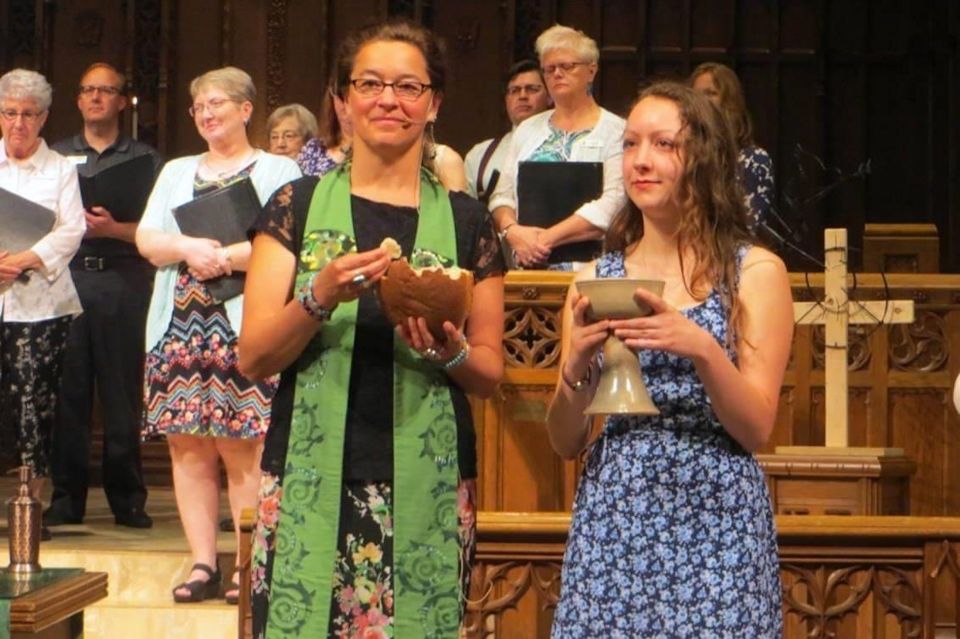 Communion at Kalamazoo 1st United Methodist Church