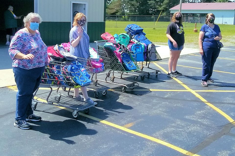 Backpacks help students and families