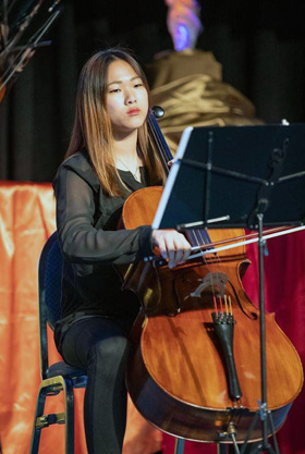 Korean immigrant with cello