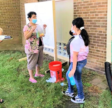 Pastor Patty Gandarilla at VBS