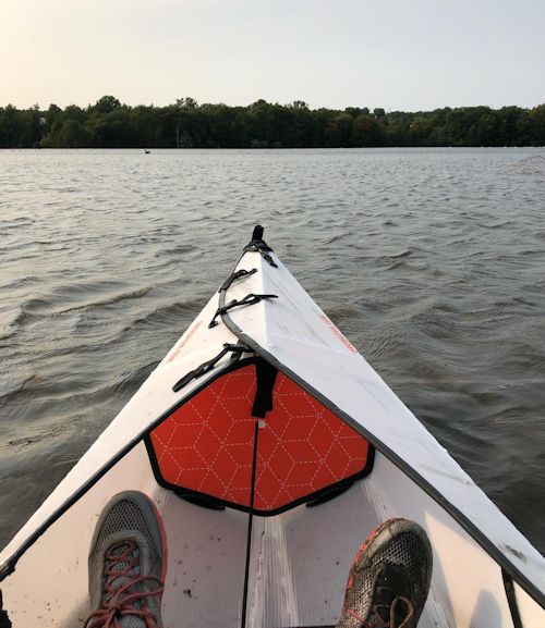 Kayak helps tired feet