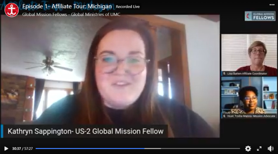 Global Mission Fellow Kathryn Sappington serves in Kalamazoo