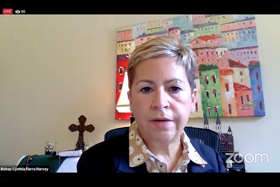 Council of Bishop's chair Cynthia Fierro Harvey