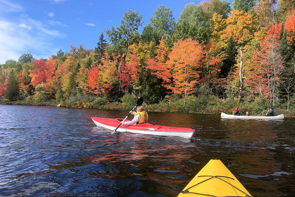 Michigamme kayakers