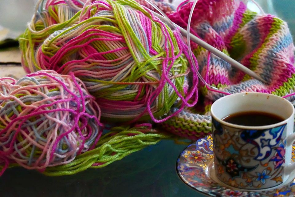 Yarn for knitting