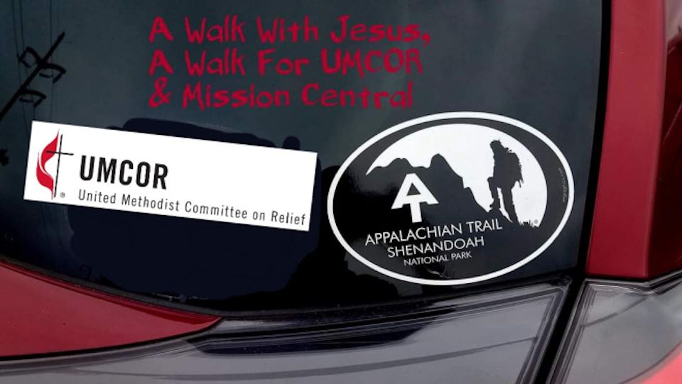 Car emblems share walks