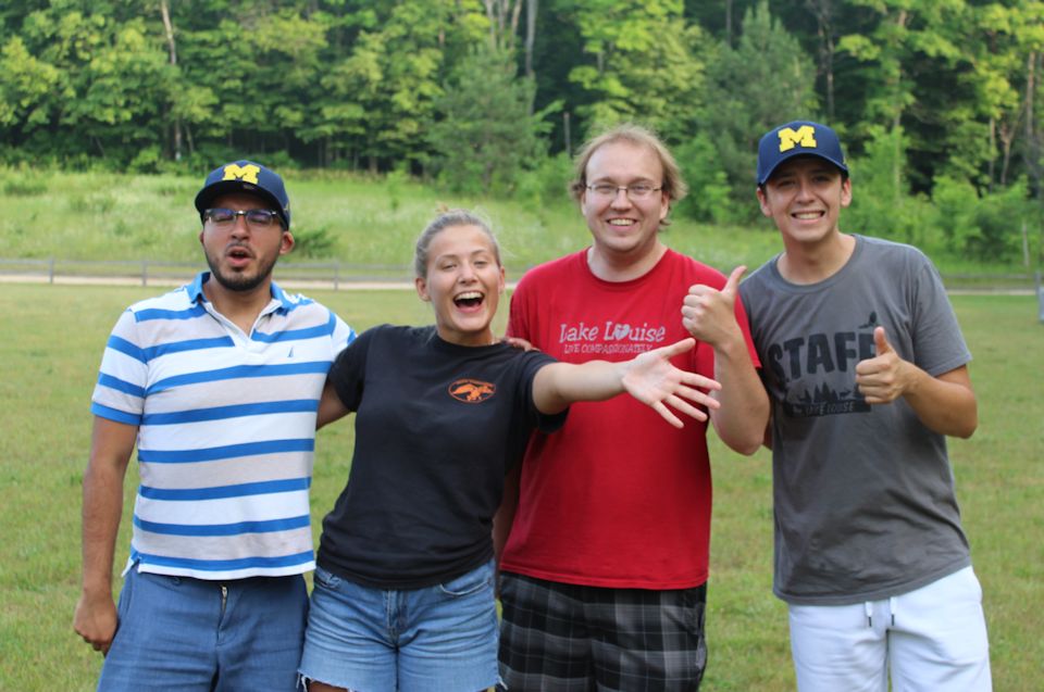 Summer staff offers hospitality