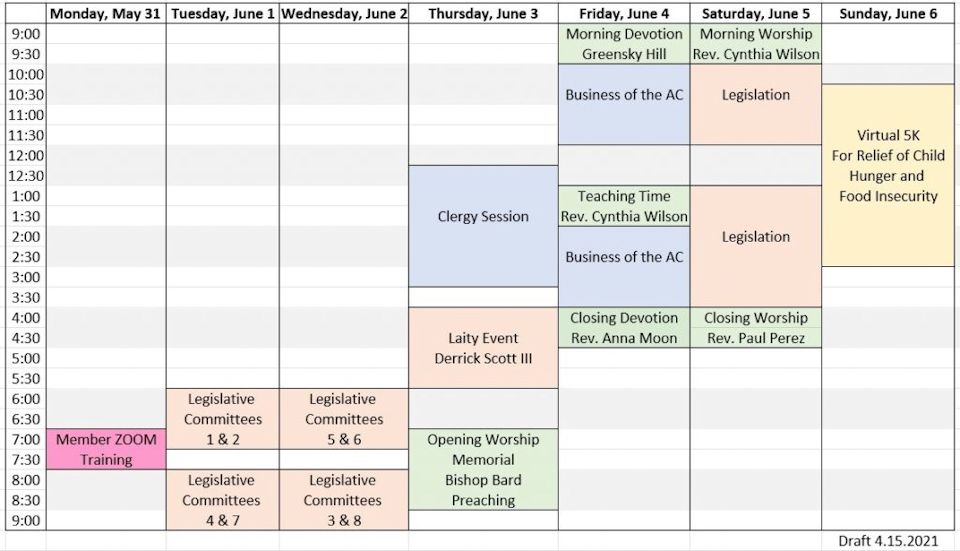 AC 2021 at a glance