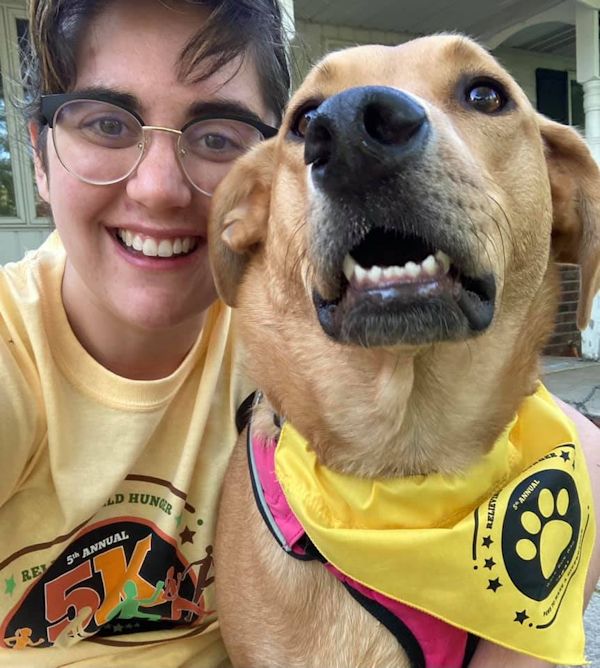 Elizabeth and Lucy do the 5K