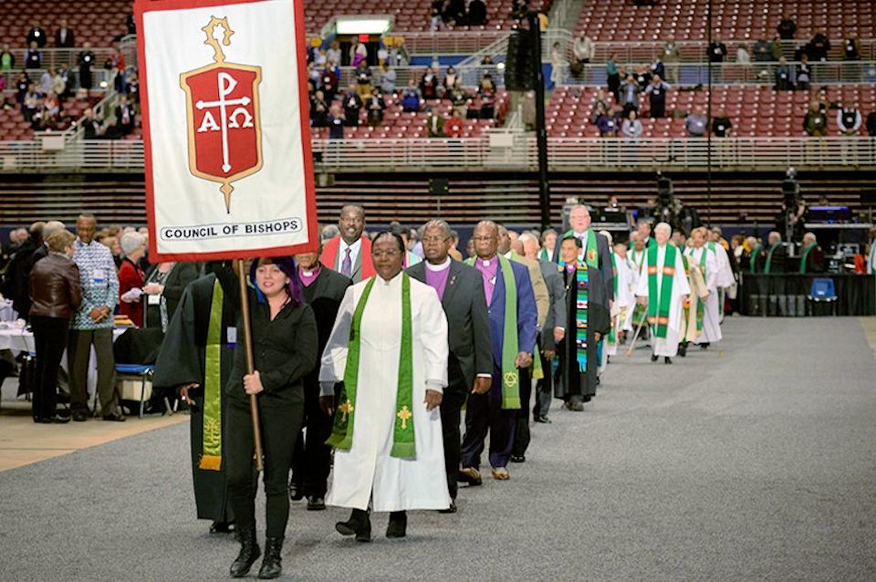 Bishops process at 2019 General Conference