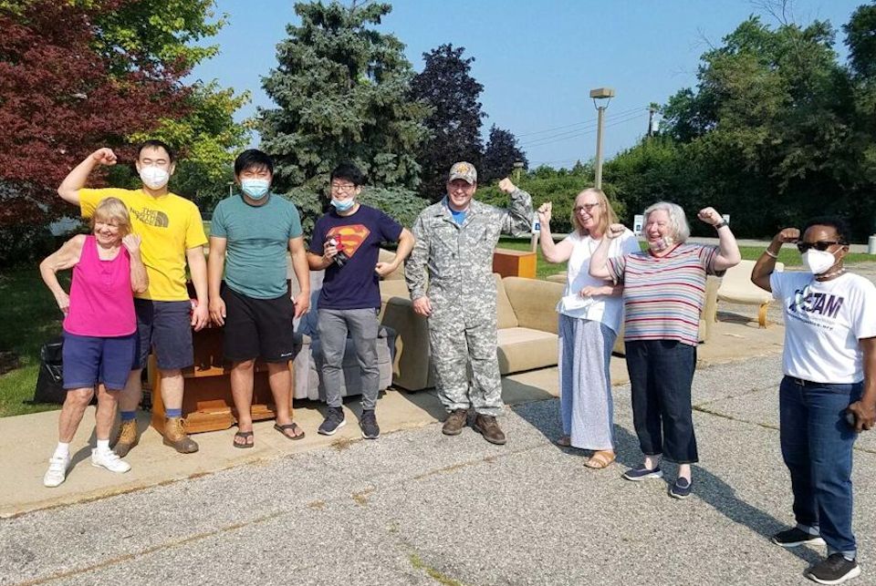 Neighbors from TroyHope help Beverly Hills UMC