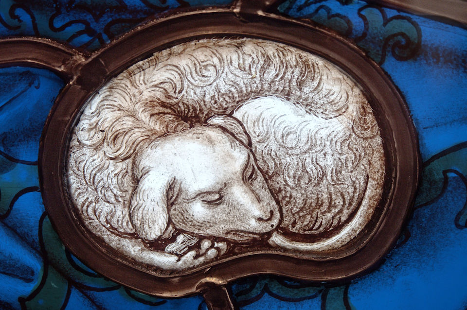 Lamb in Stained Glass