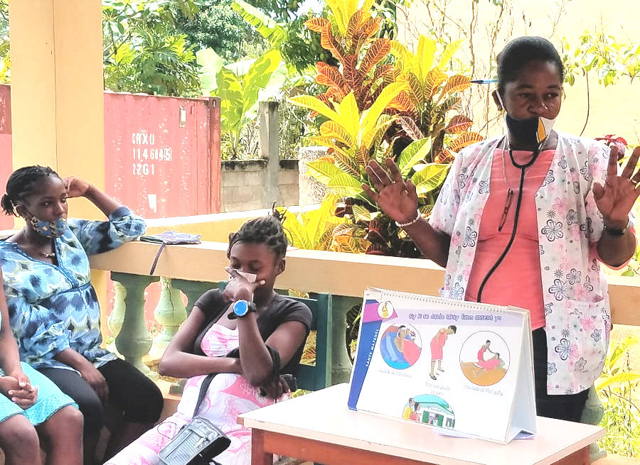 Education for moms in Haiti.