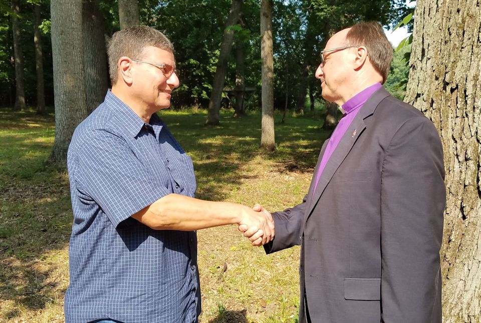 Bishop and Steve Winchester at Crystal Springs Camp near Dowagiac Michigan