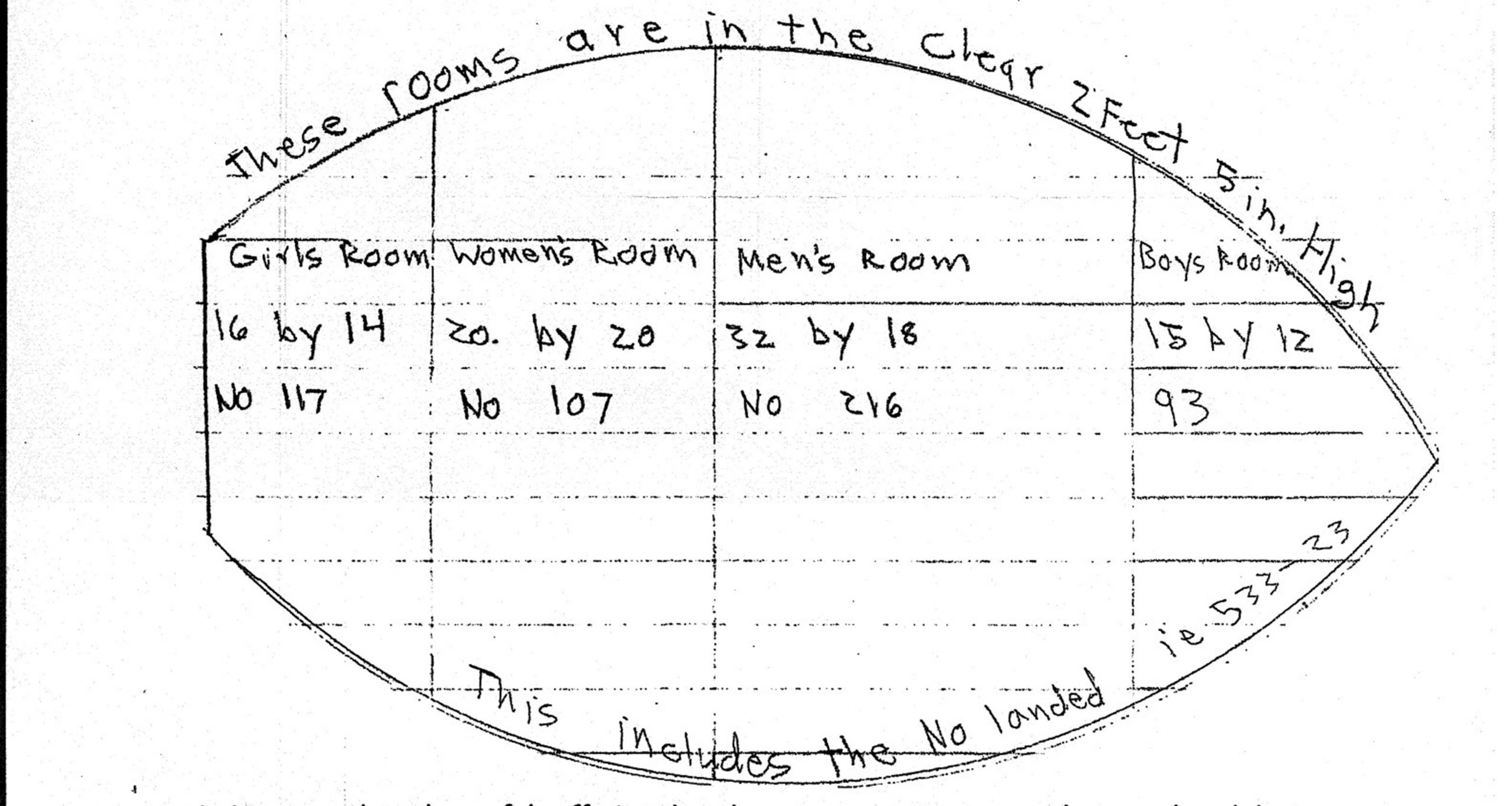 Journal page with ship diagram