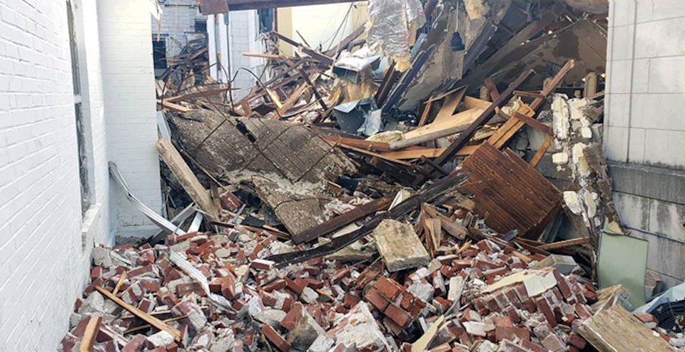Mayfield UMC is rubble