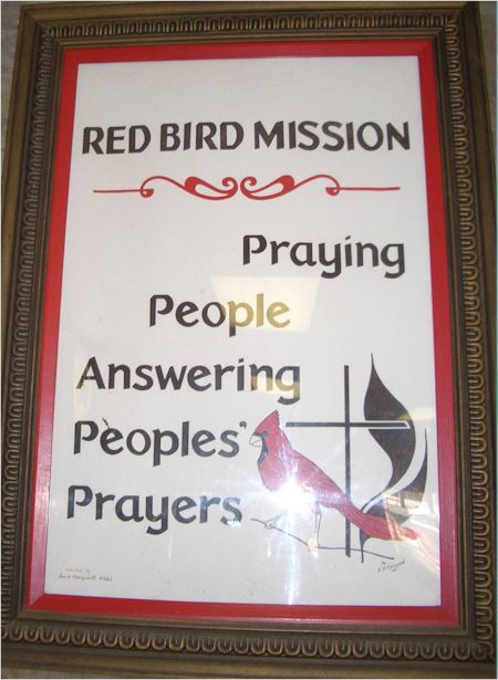 Red Bird plaque