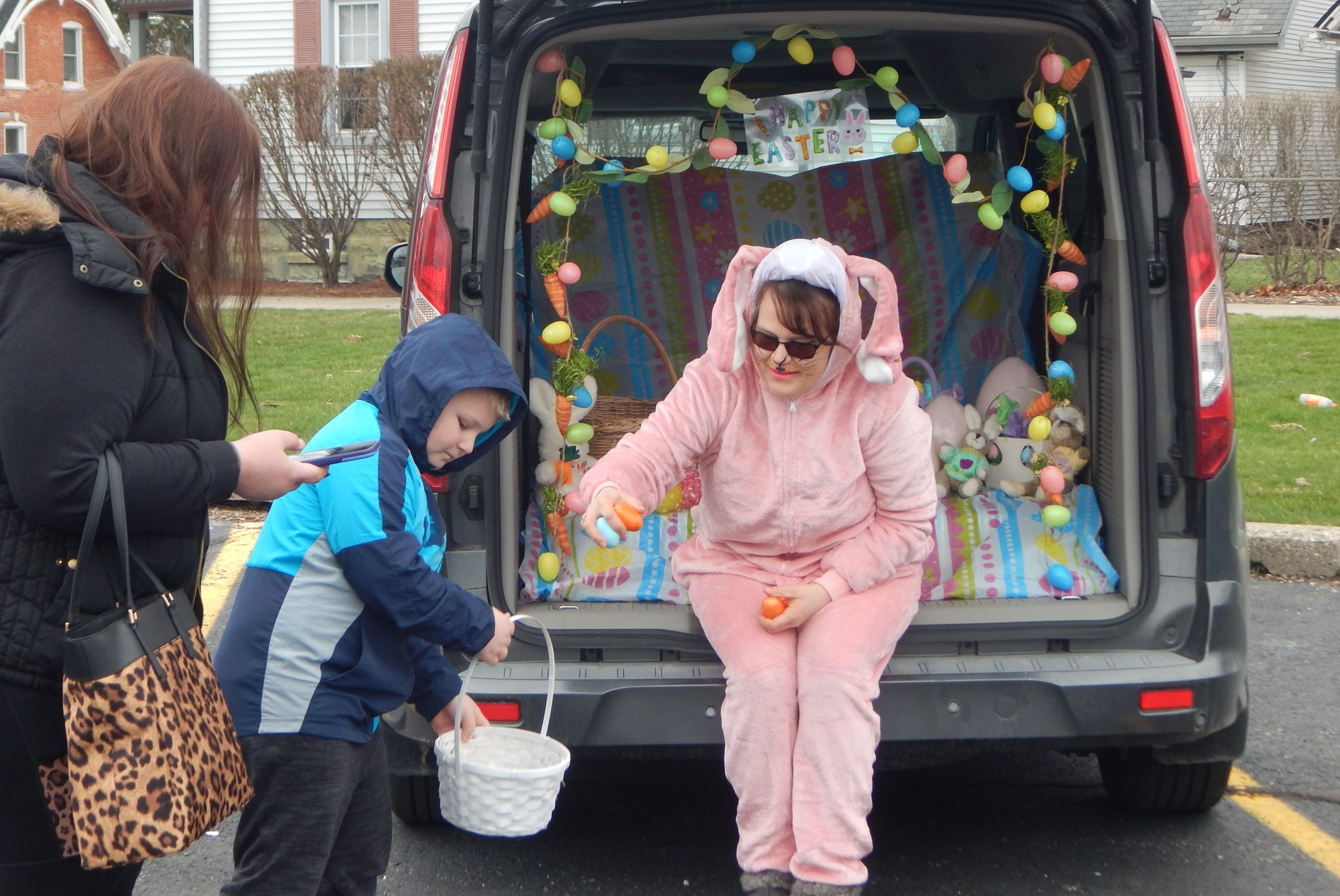 Car full of TrEaster treats