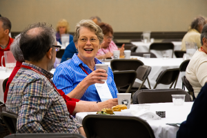 Fellowship and food during Annual Conference.