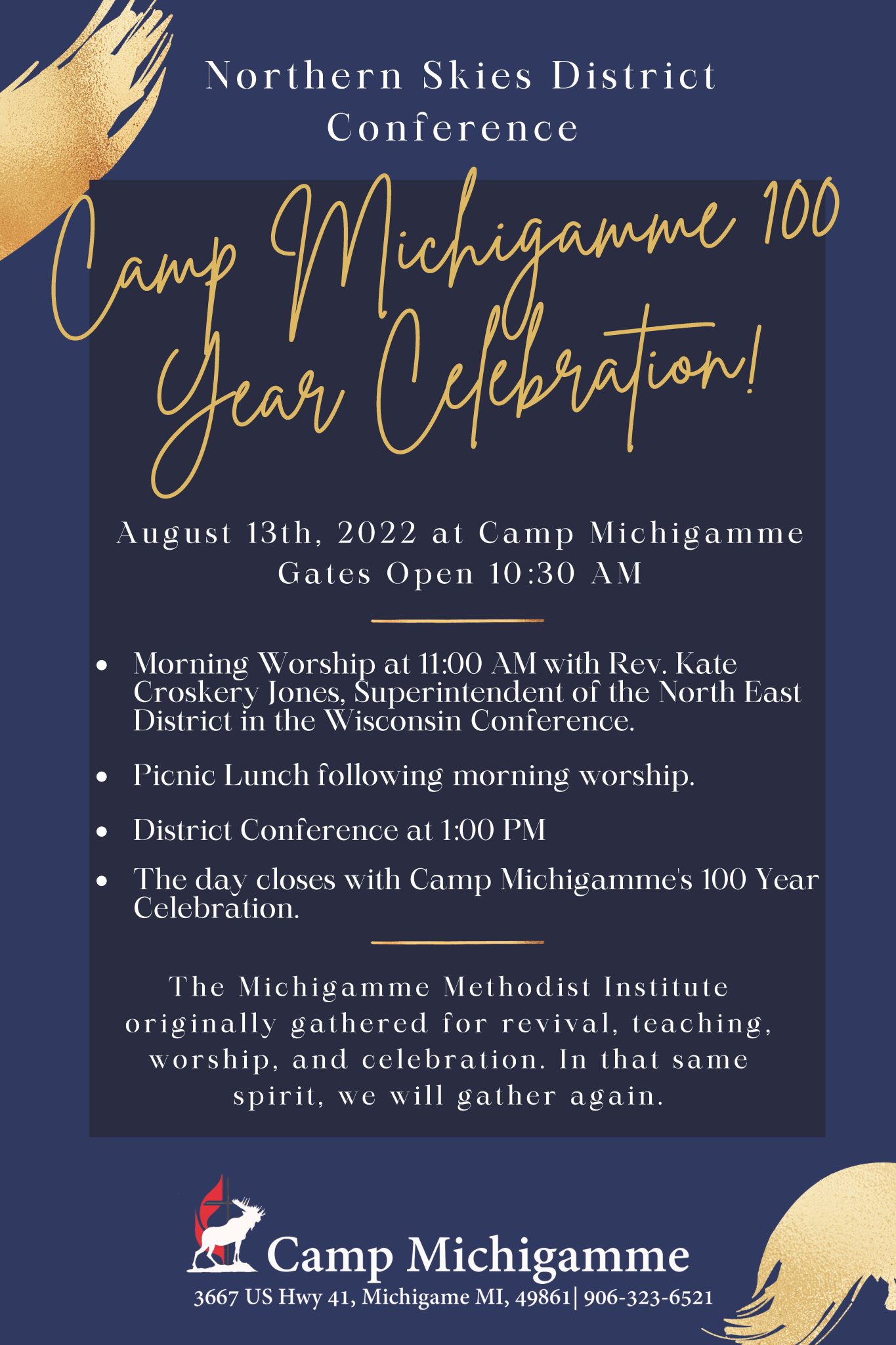 Northern Skies District Conference & Camp Michigamme 100 Year