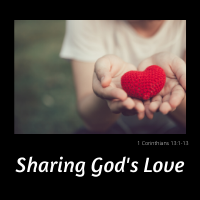 Sharing God's Love Button