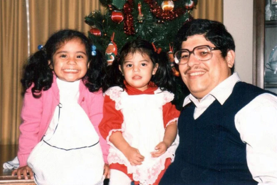 Gomez family at Christmas