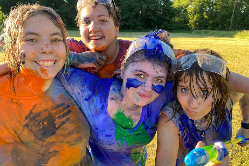 Campers at Wesley Woods