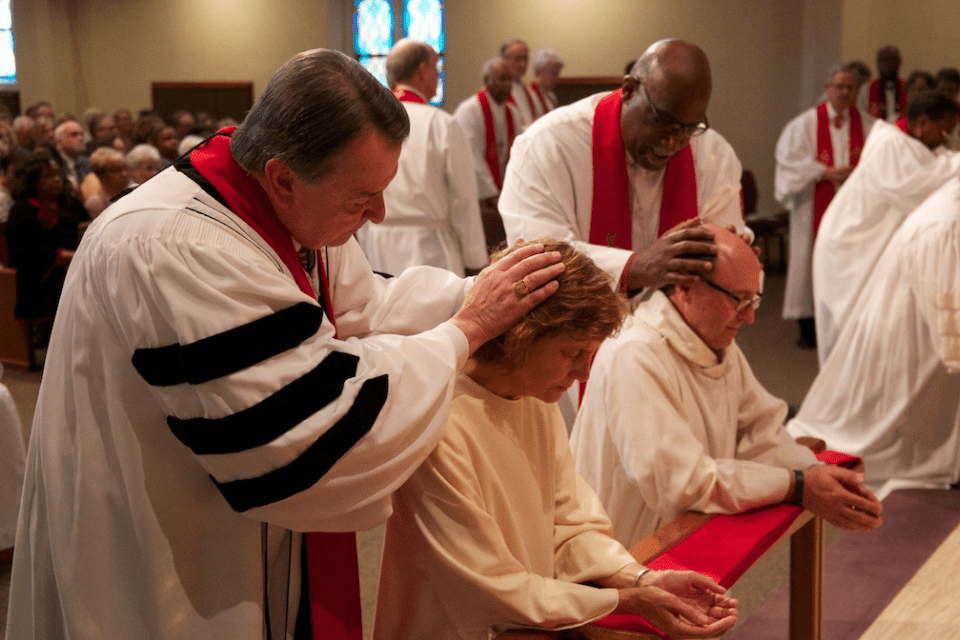 Bishops being consecrated during NCJ 2016