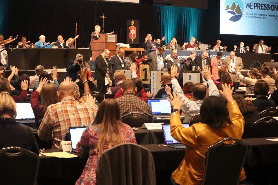 Bishop candidates being prayed for